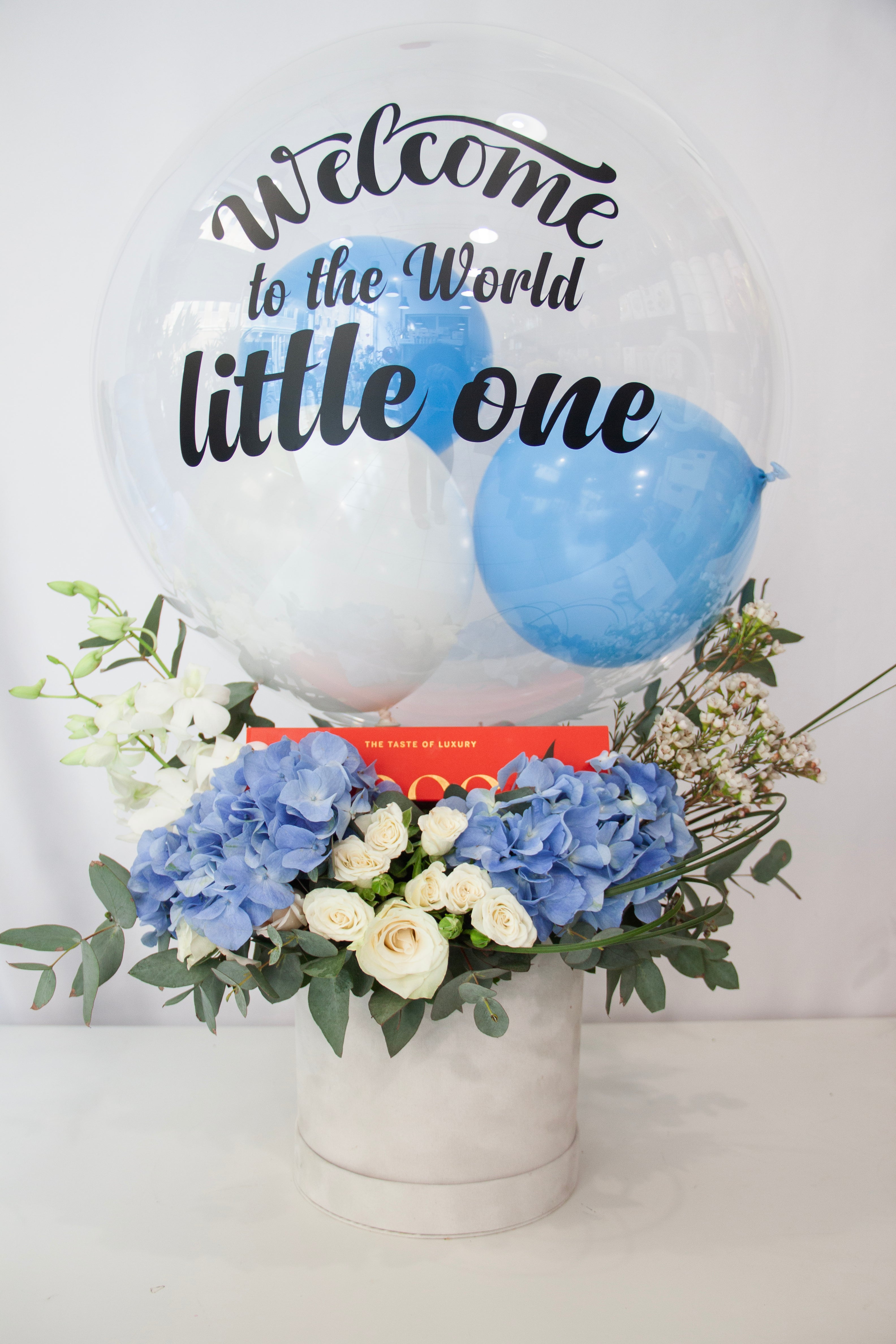 Welcome Baby Flowers , Chocolates & Balloons