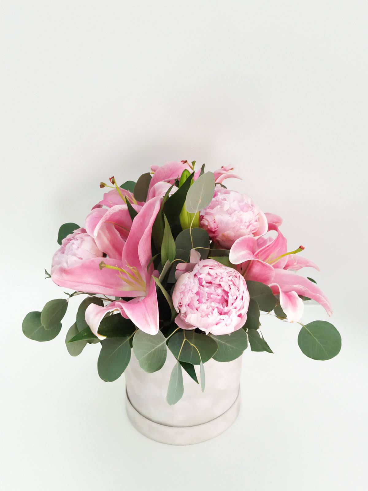 Peony and Lily flower box