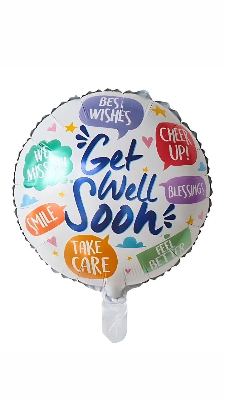 Get well soon helium balloon