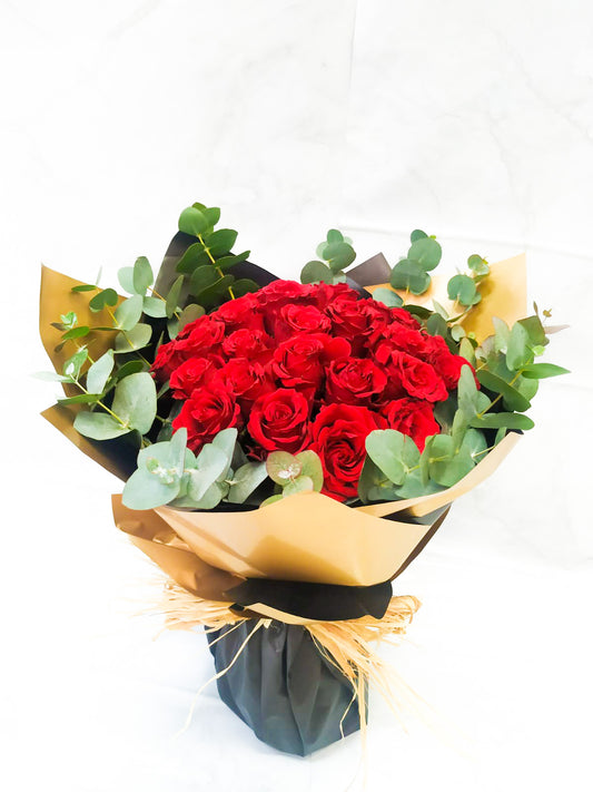 Classic Red rose bouquet